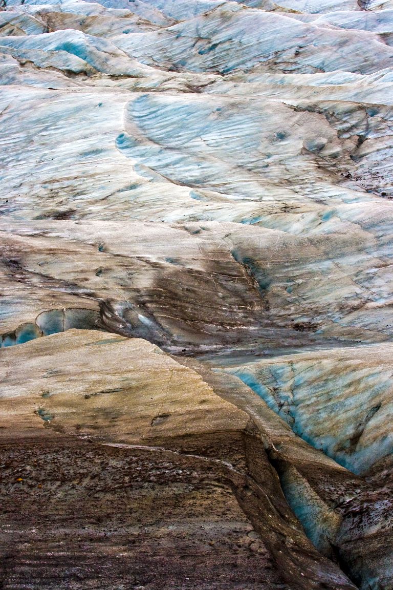 Myrdalsjokull Glacier Closeup