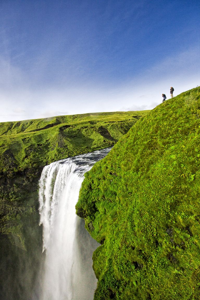 Skogarfoss Waterfall Top