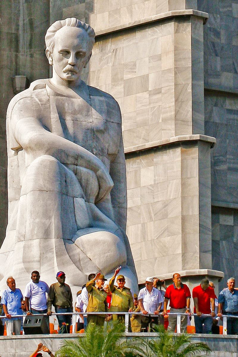 Cuba - Havana Raul Castro - Monumento Jose Marti Closeup