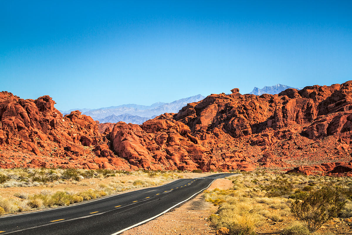 Nevada - Valley Of Fire - Road