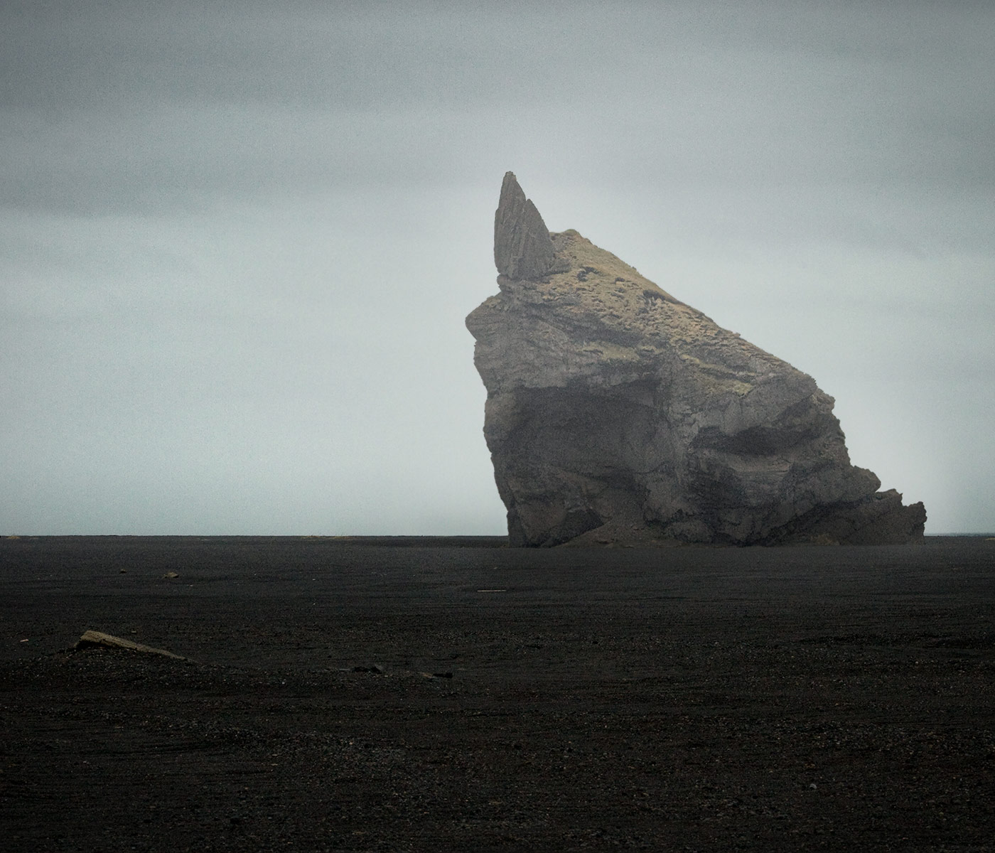 Iceland - Black Beach Monolith