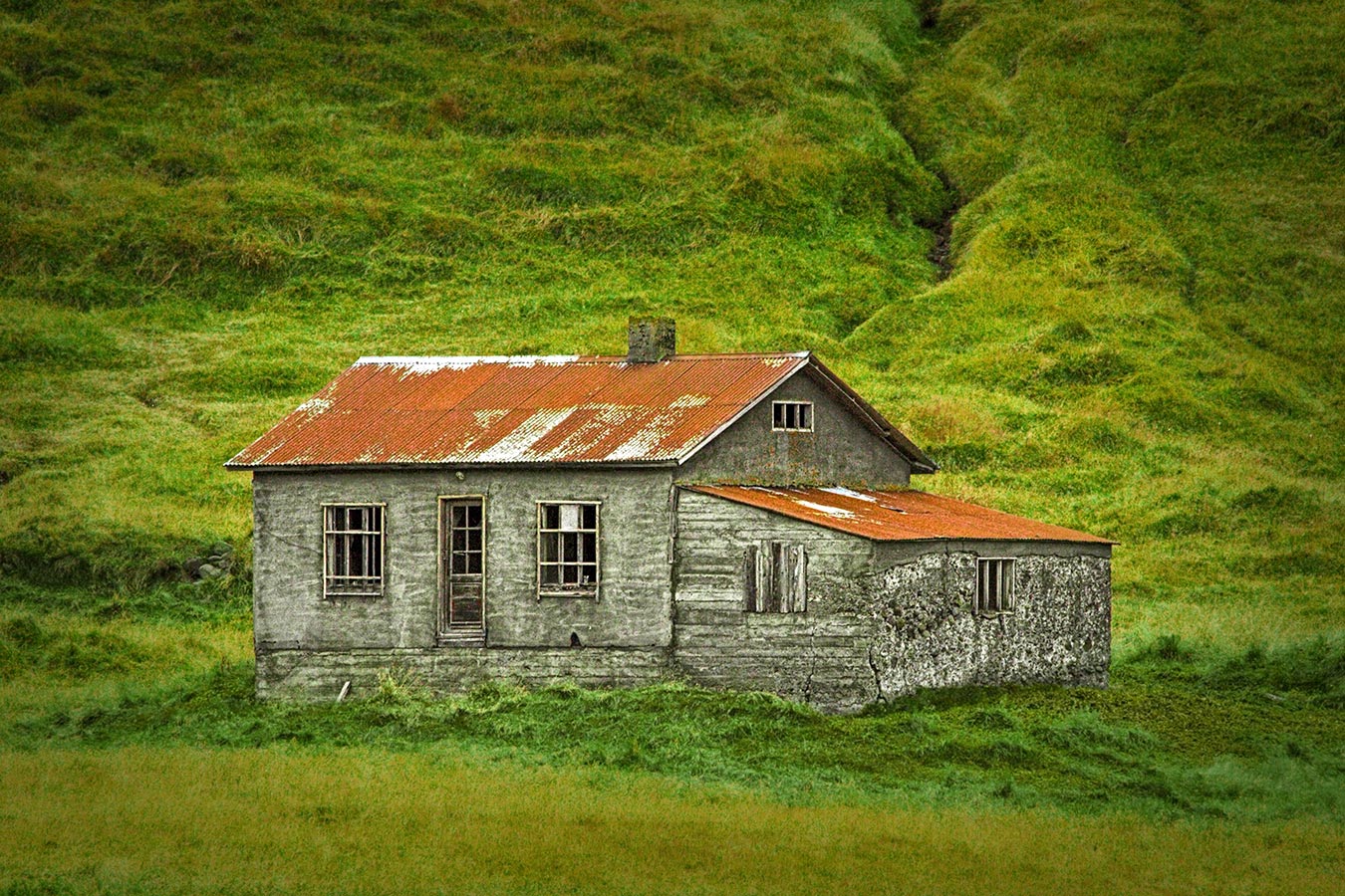 Iceland - Red Tin Roof House