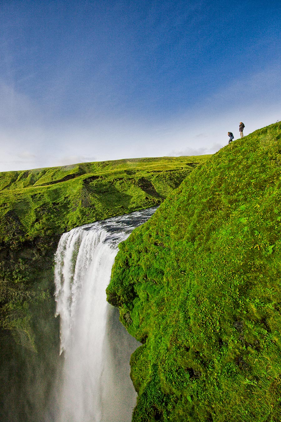 Iceland - Skogarfoss Waterfall Top